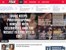 Tablet Screenshot of frak.com